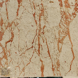 Roso Pisato Italian Marble - rear-view