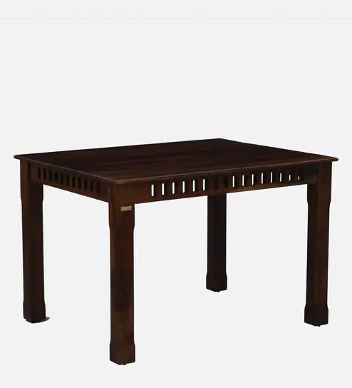 Foster Sheesham Wood 4 Seater Dining Set - front_view