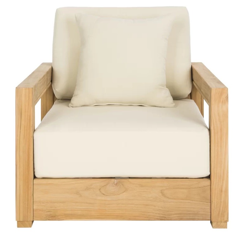 Solid Mango Wood 5 Seater Sofa Set - bottom_view