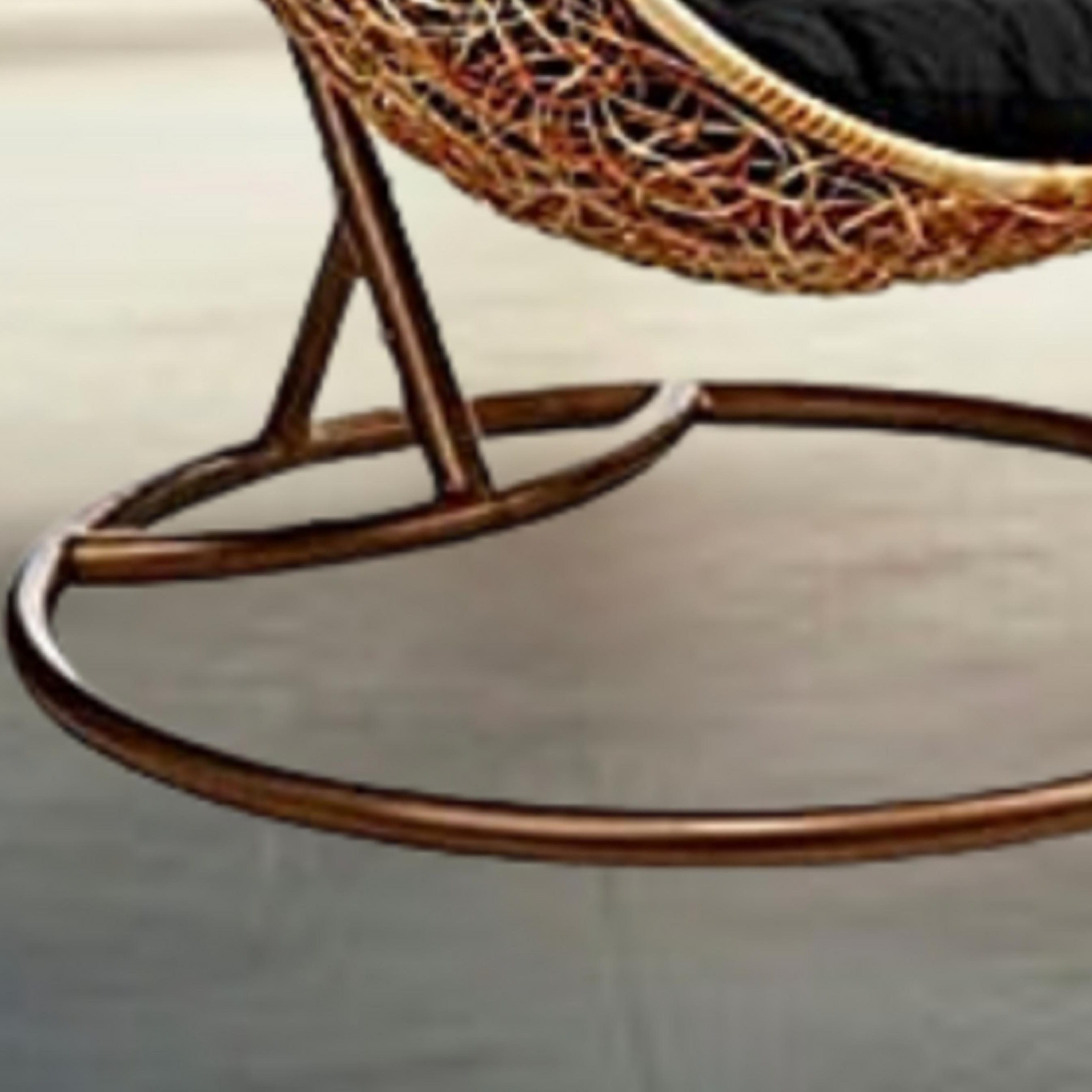 Diego Wicker Swing In Dual Tone - bottom_view