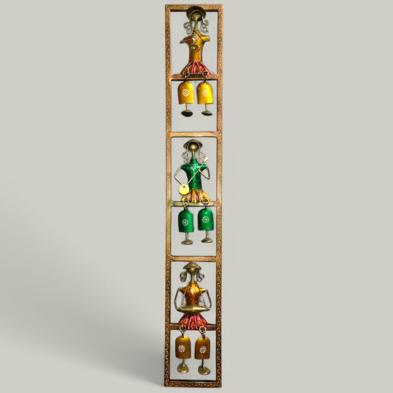 Doll Sitting Musician Wall Décor - rear_view