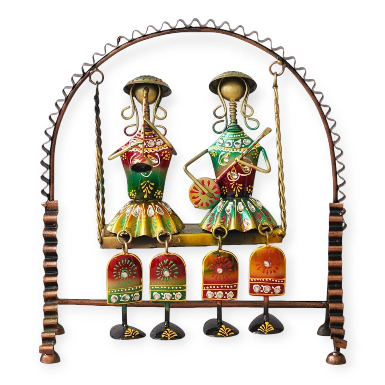 Swing Musician Doll Handmade Decorative Showpiece - top_view