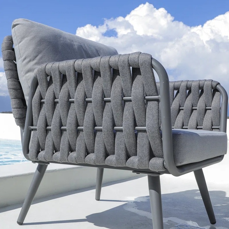 Daiden Outdoor Rope Chair - top_view