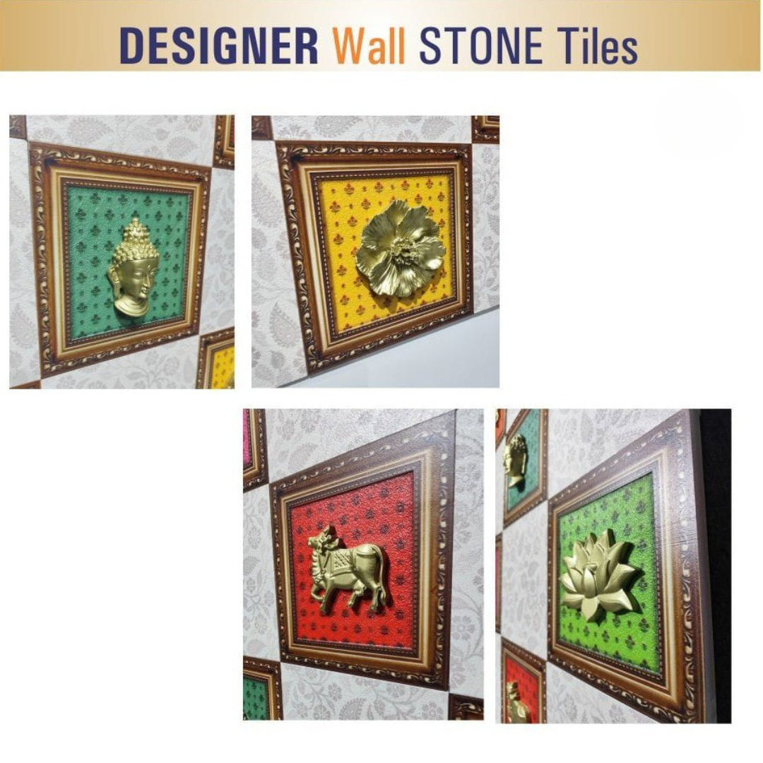 Colourfull Embossed Tile - top_view