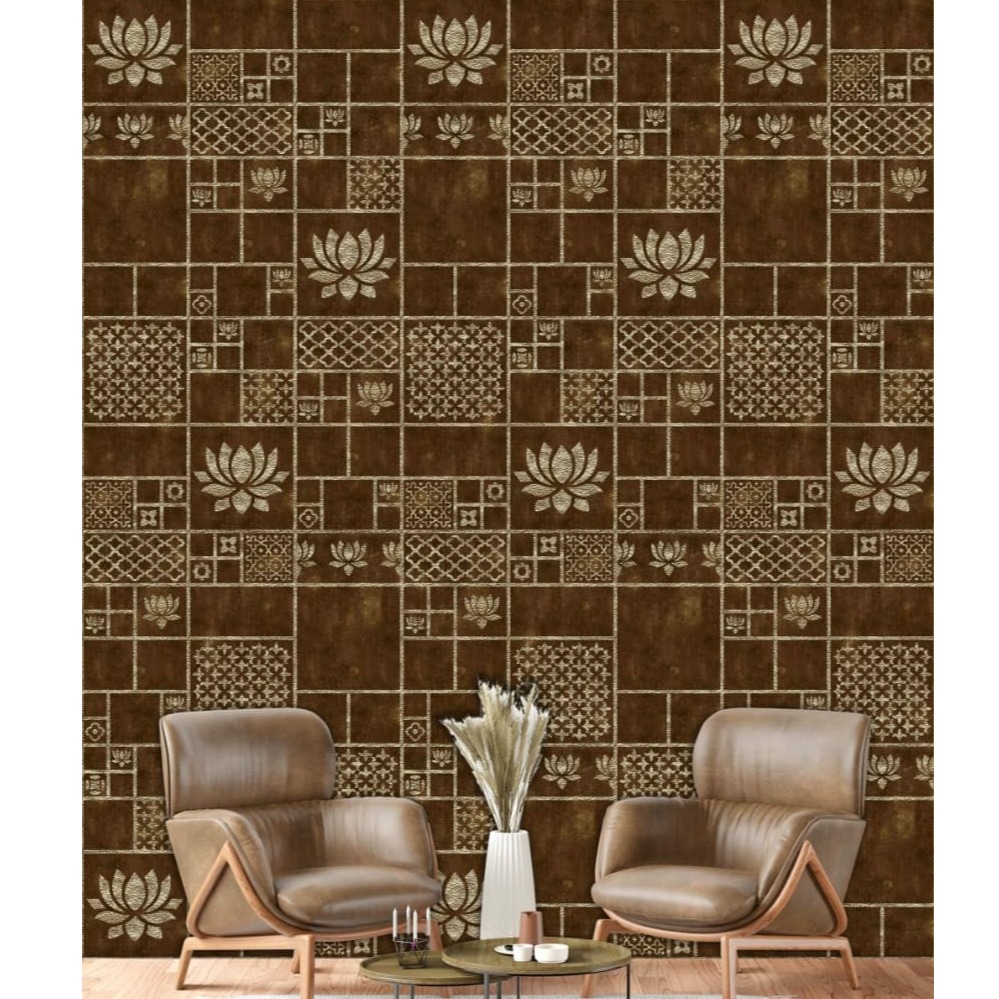 Lotus Ceramic Wall Tile - front_view