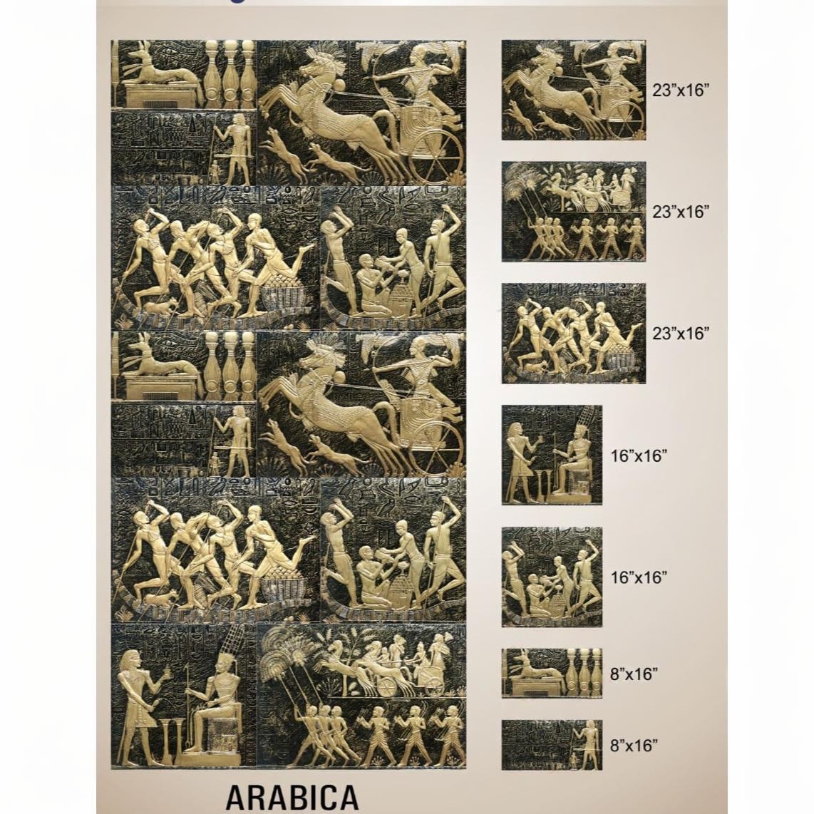 Arabic Design Tiles - top_view