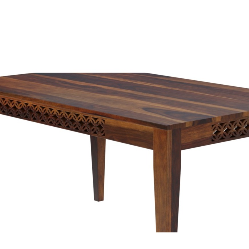 Sheesham Wood 6 Seater Dining Set - front_view
