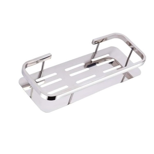Bathroom Shelf and Rack Wall Mount (38x13x6 Cm) | Stainless Steel - right_view