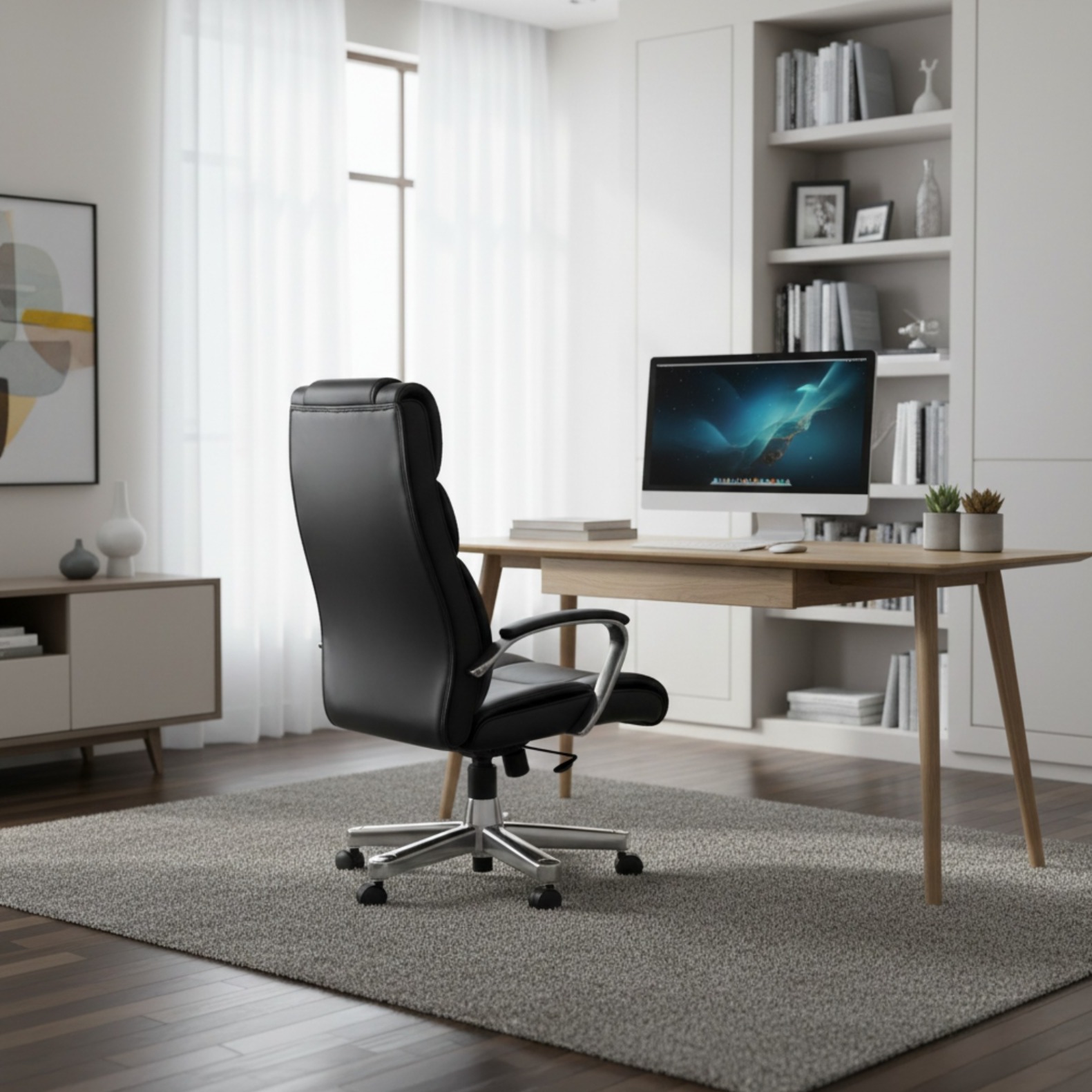 Belmont High Back Boss Office Chair - top_view