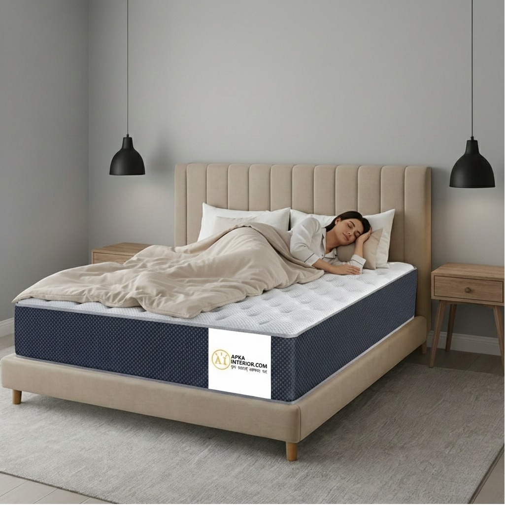 Acupressure Orthopedic Mattress (72x36x6 Inch) | Therapeutic Pressure Point Relief, Improved Blood Circulation & High-Density Support Foam - front_view