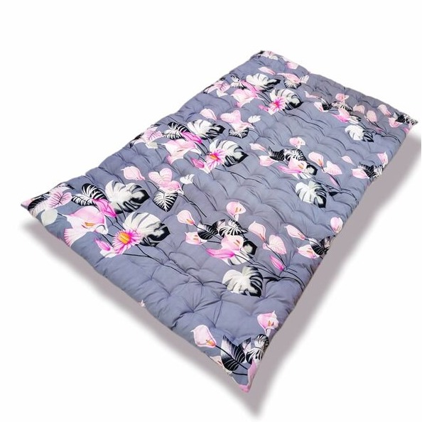 Soft Cotton Quilt Mattress Foldable Movable Single Firm Mattress (6 ft x 3 ft or 72 x 36 Inches) - front_view