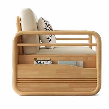 Scandinavian Single Seater Sofa - top_view
